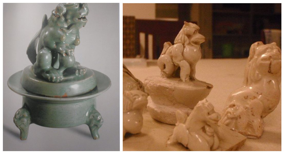 無(wú)論是器型，還是題材，定窯和高麗青瓷都能找到基本相同的器物